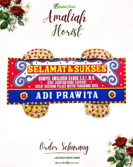 Papan Bunga Ucapan Selamat Lemahbangdewo